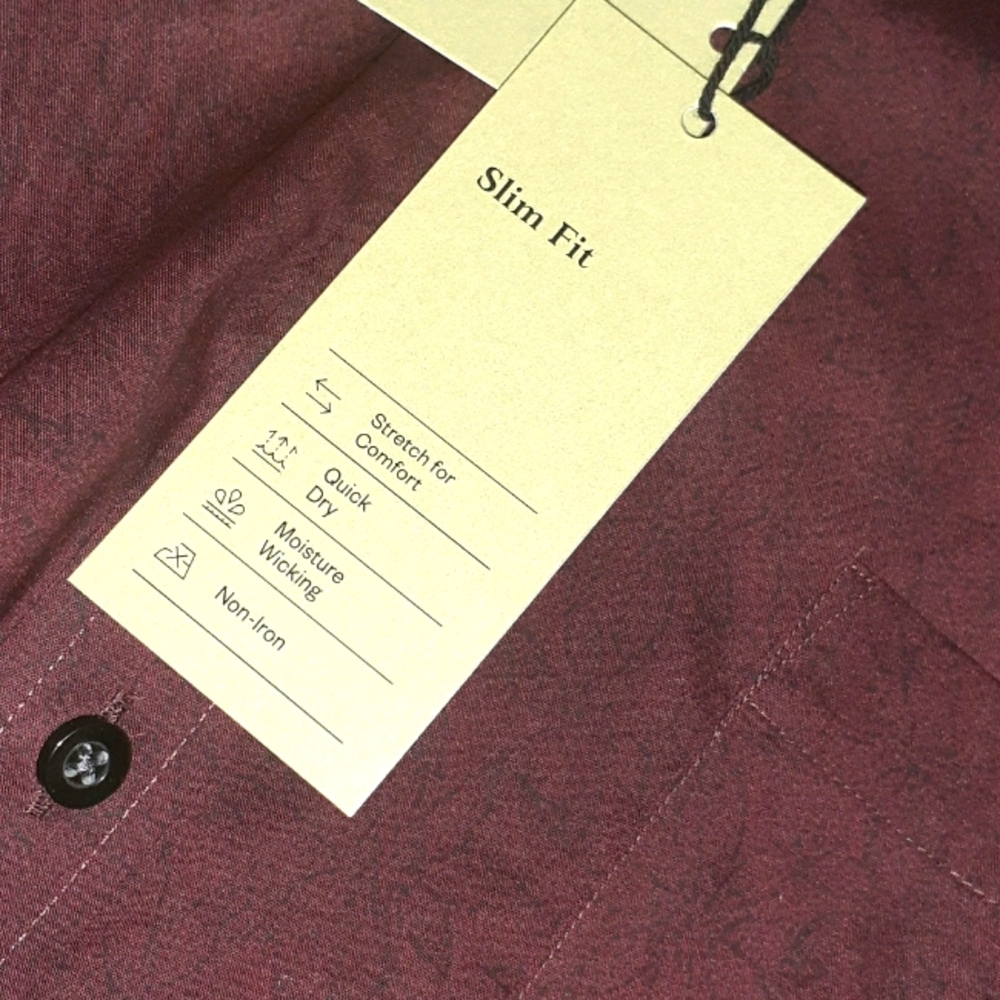 Men's Long Sleeve Quick Dry Non-Iron Dress Shirt